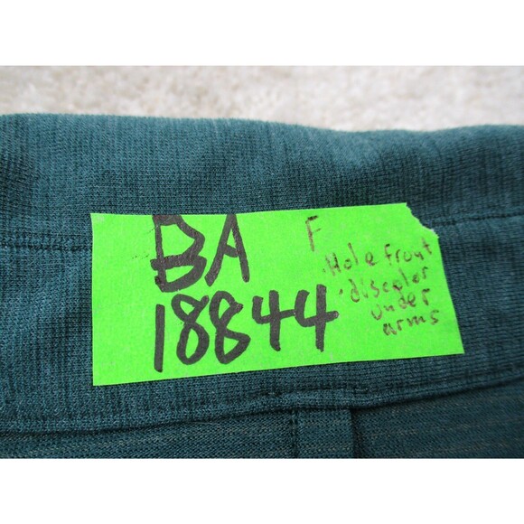 Lululemon Evolution Short Sleeve Polo Shirt Mens 2XL XXL Green Lightweight * - Picture 9 of 13